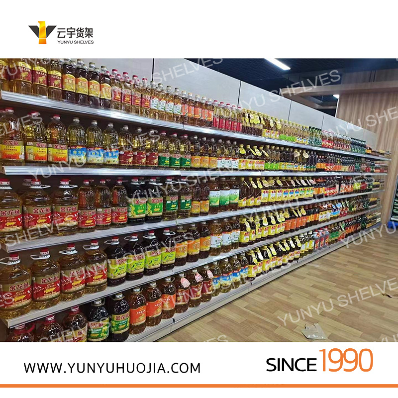 YYA7-011 辛巴超市高档新款木纹超市架