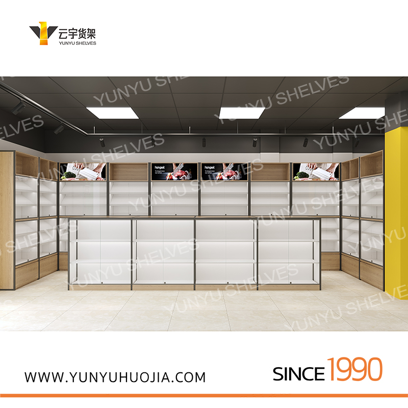 YYA7-027 特做木纹超市架