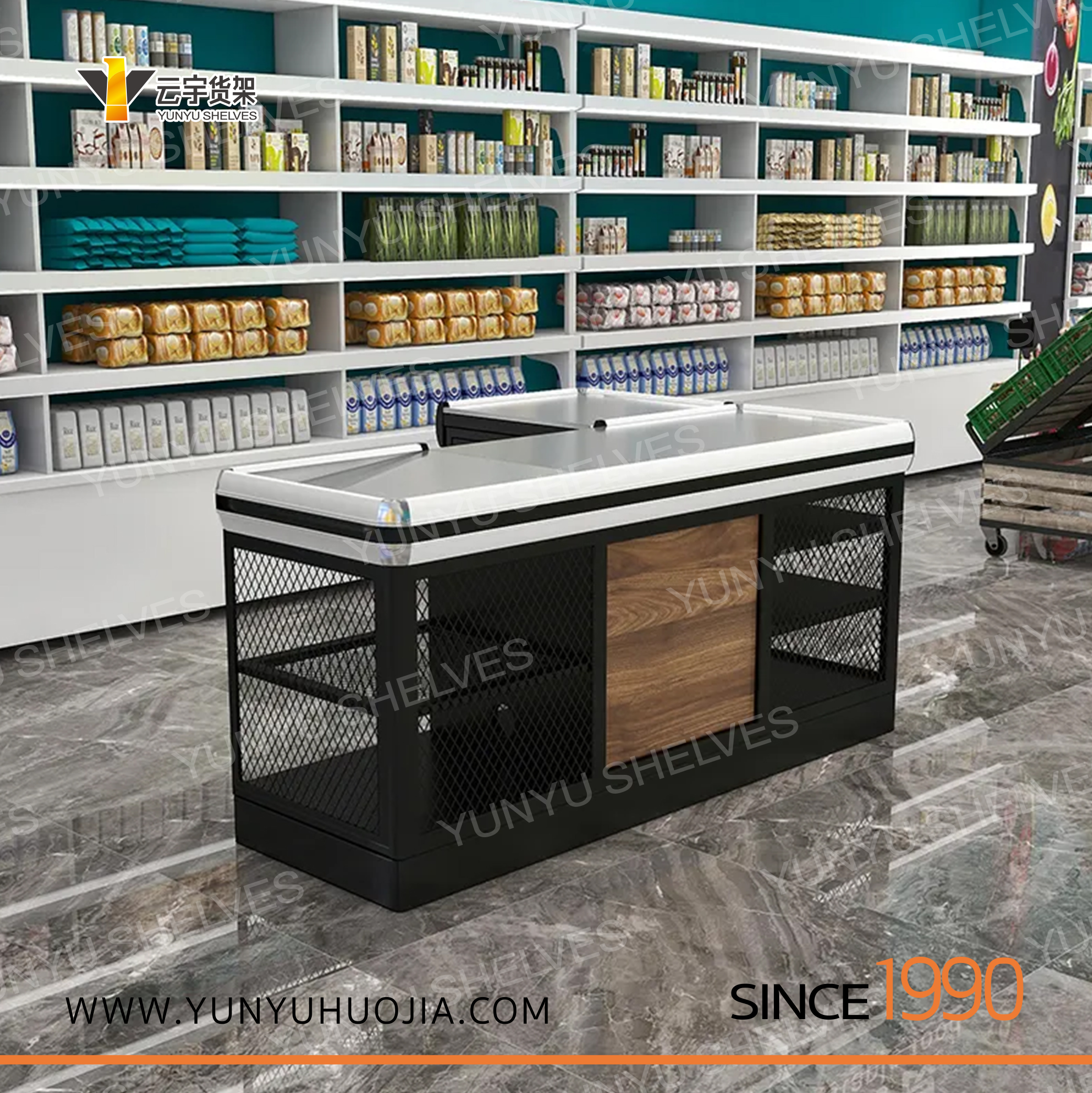 YYD-089 超市商店网格收银台