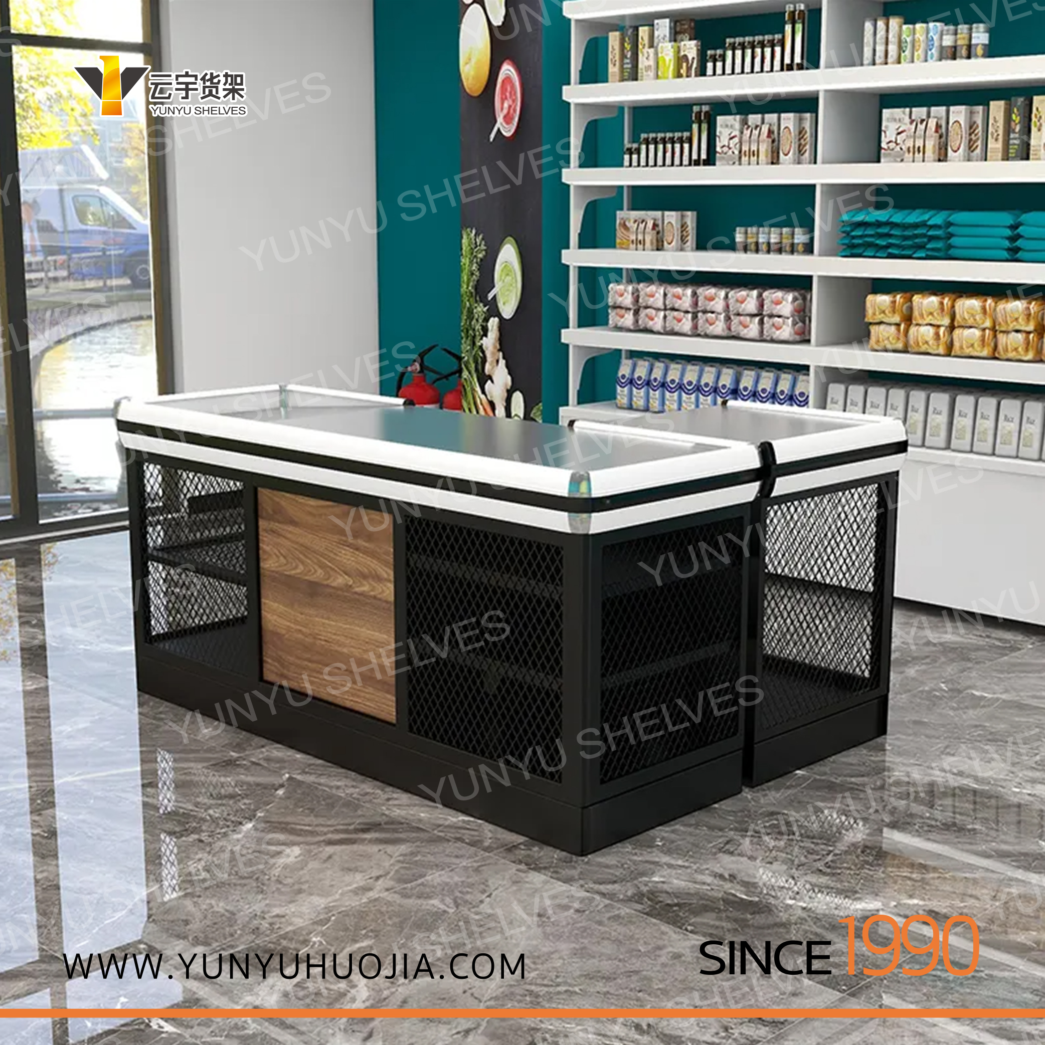 YYD-089 超市商店网格收银台