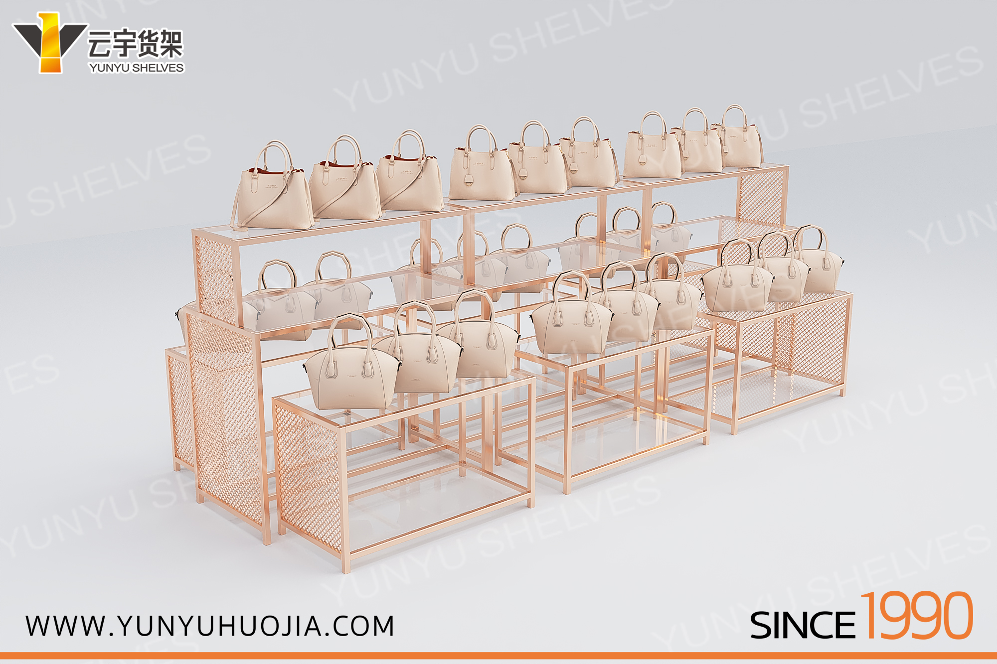 YYE-20​6 精品鞋包展示架
