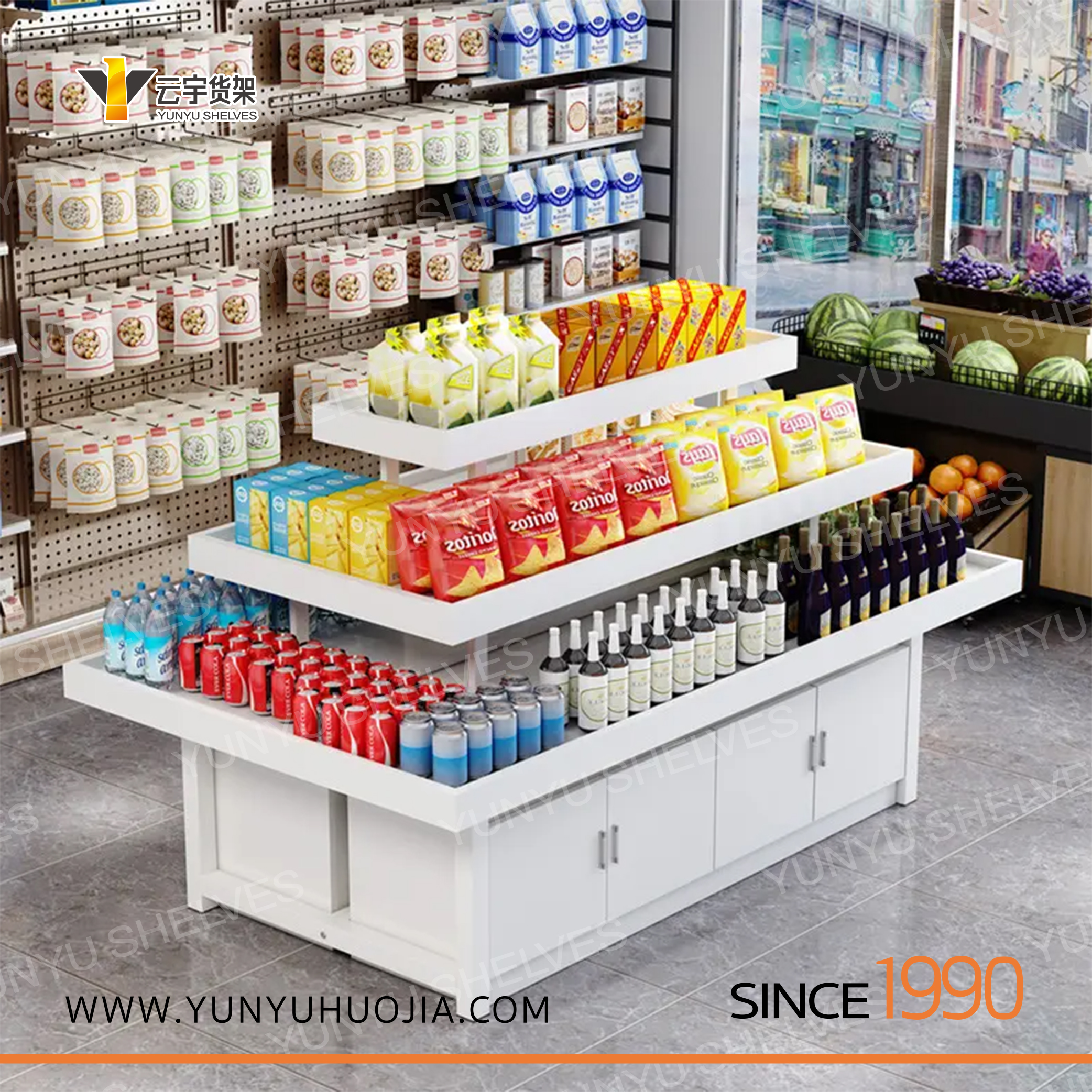 YYD-121 精品超市堆头架