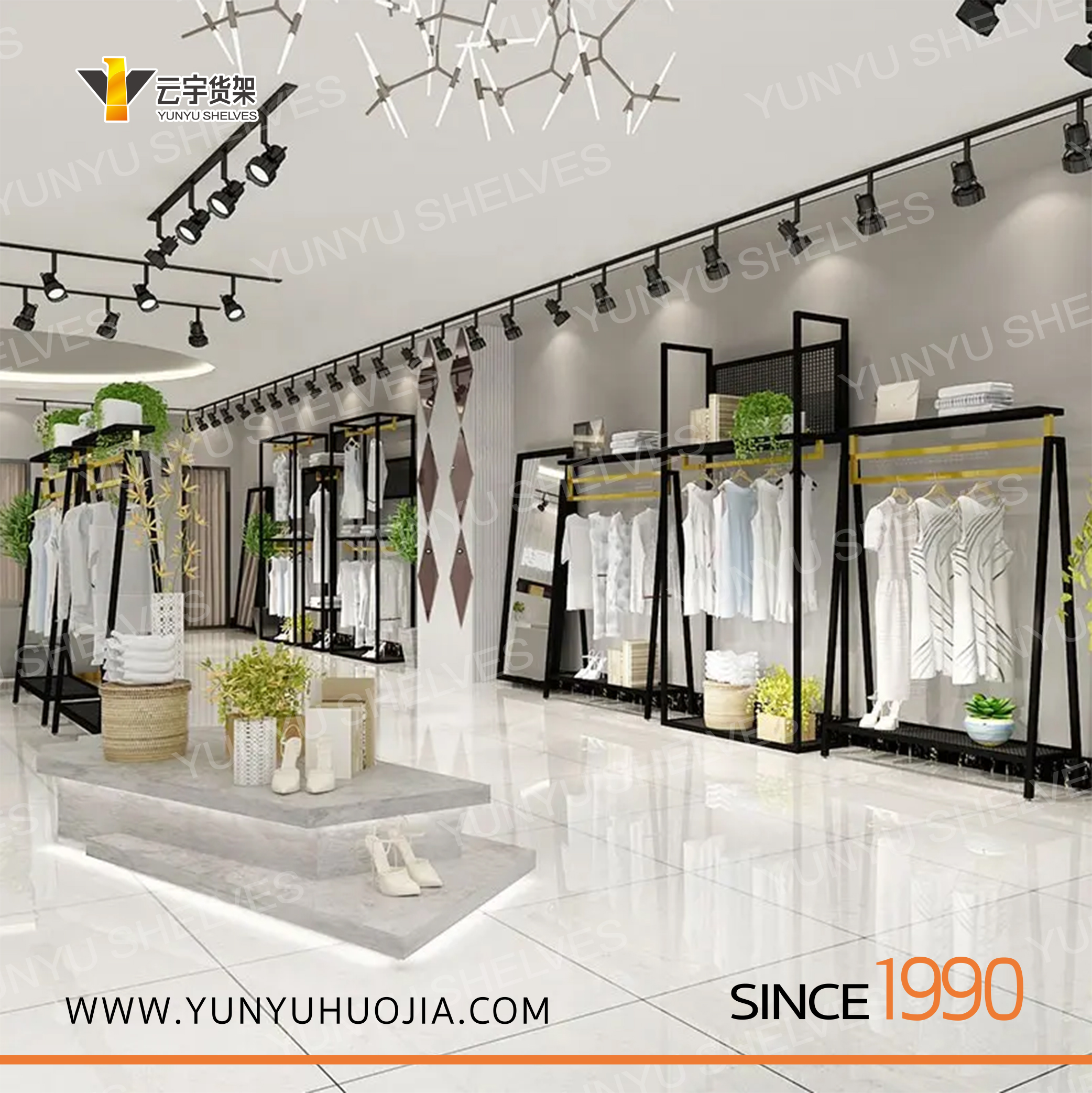 YYE-214 特做精品服装展示架