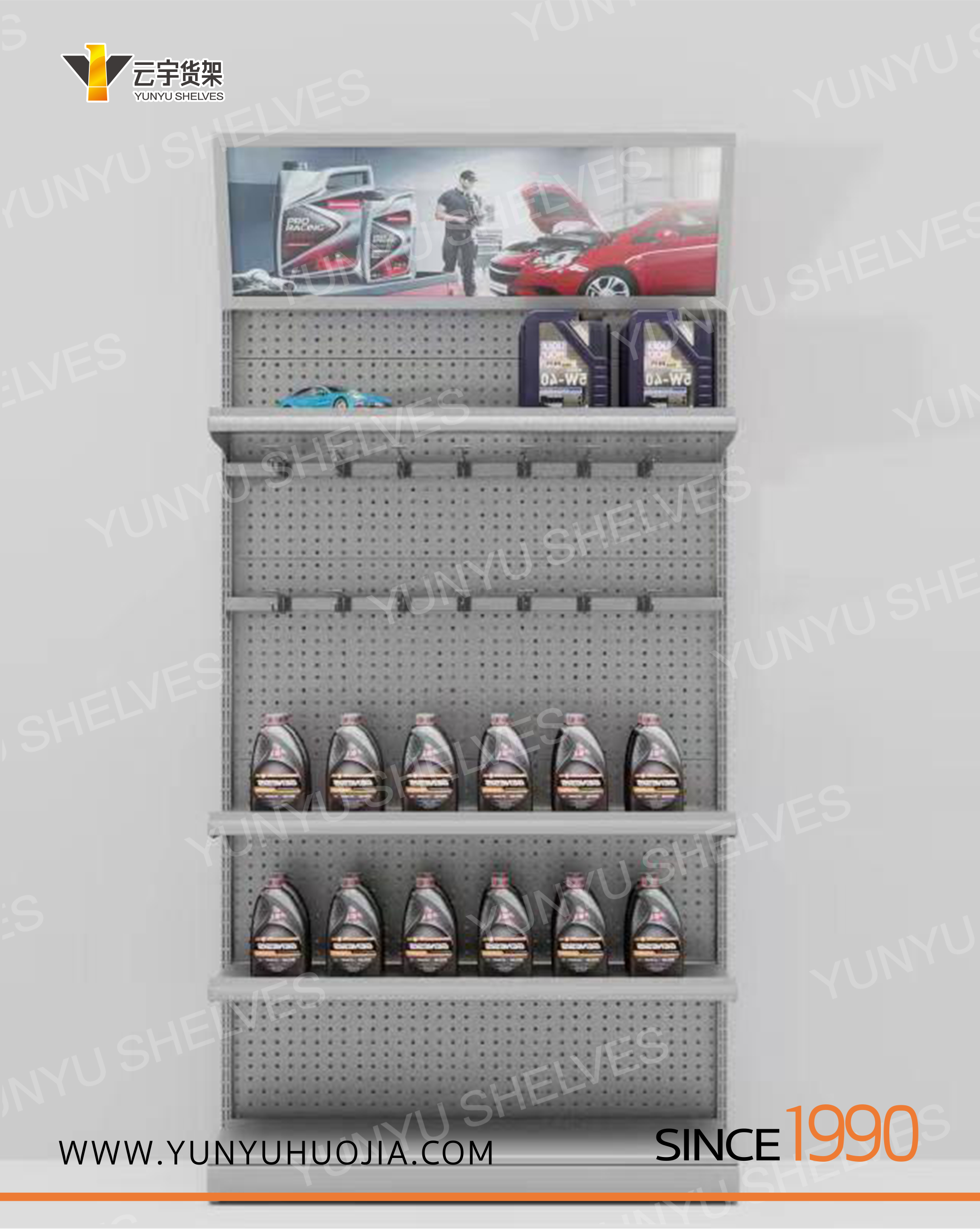 YYI-11 专业汽车机油货架