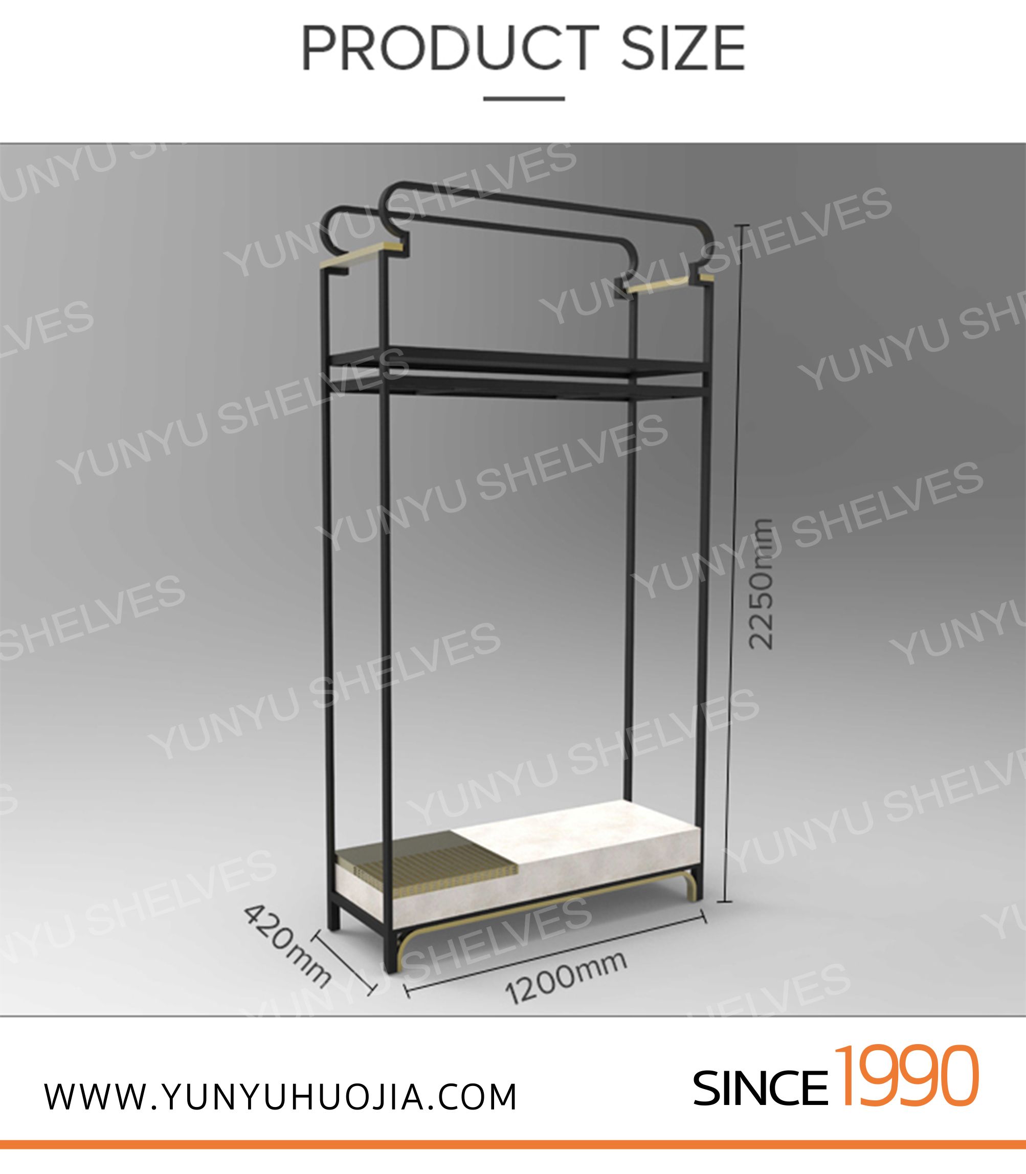 YYE-059 零售服装展示创意挂衣架