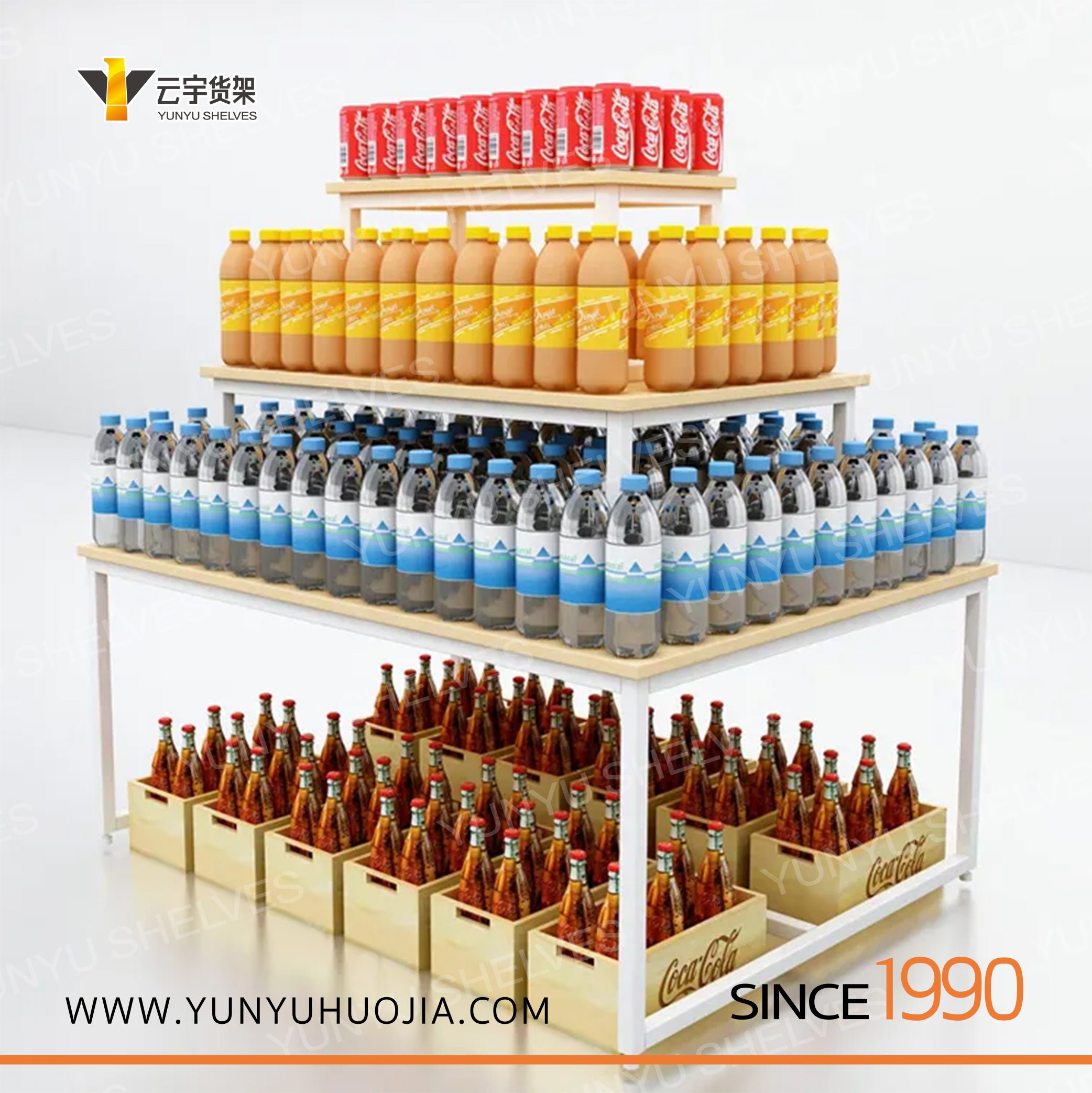 YYD-123 简约超市多层堆头架